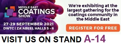 Let’s meet in Dubai for the Middle East Coatings Shows 2021